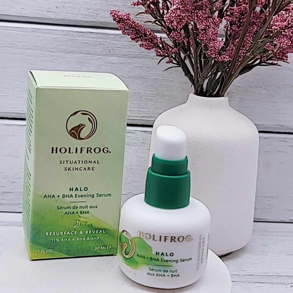 HOLIFROG SITUATIONAL SKINCARE HALO AHA + BHA Evening Serum